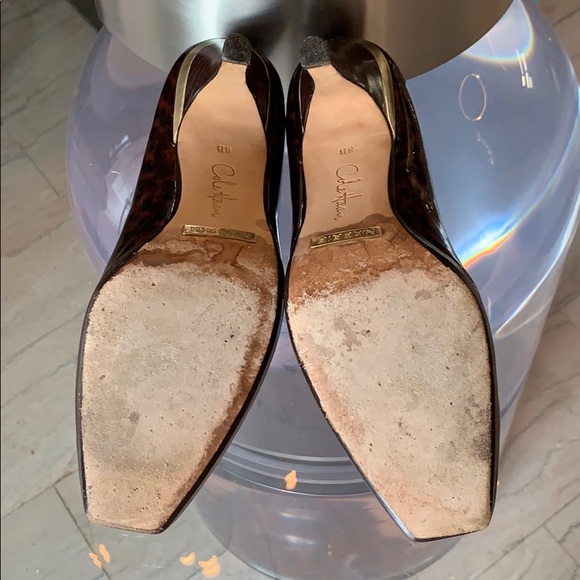 Cole Haan Cheetah Patent Leather Pumps, sz 8B - Picture 6 of 8